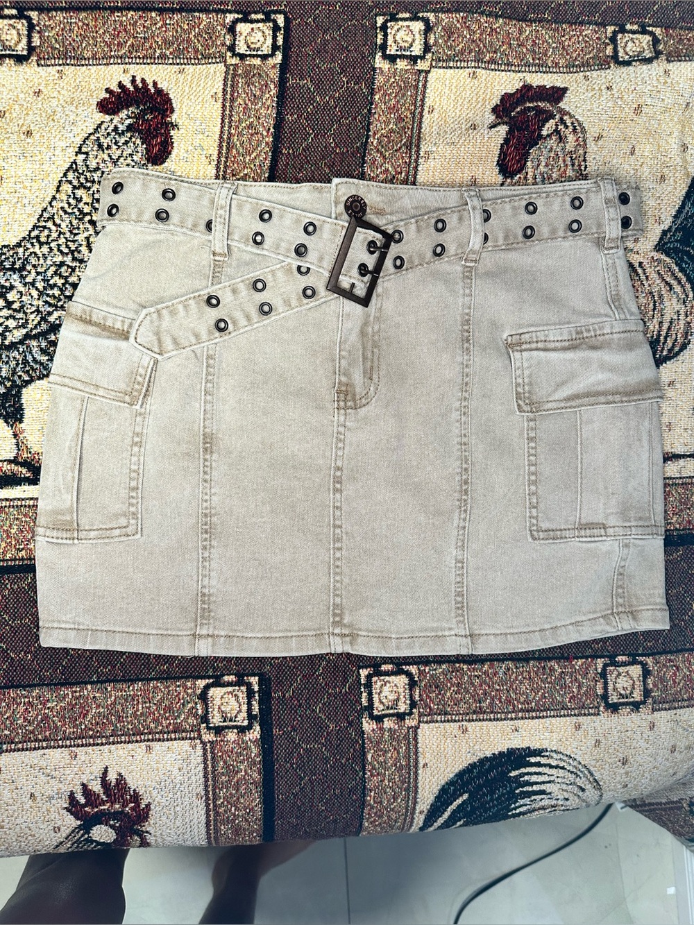 Sincerely Jules Belted Mini Skirt